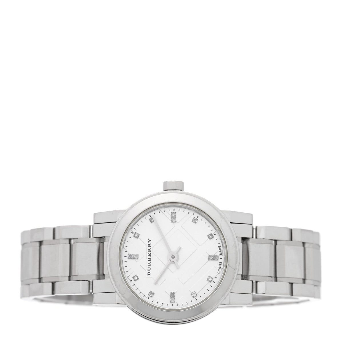 Stainless Steel Diamond 27mm Heritage Quartz Watch BU9213