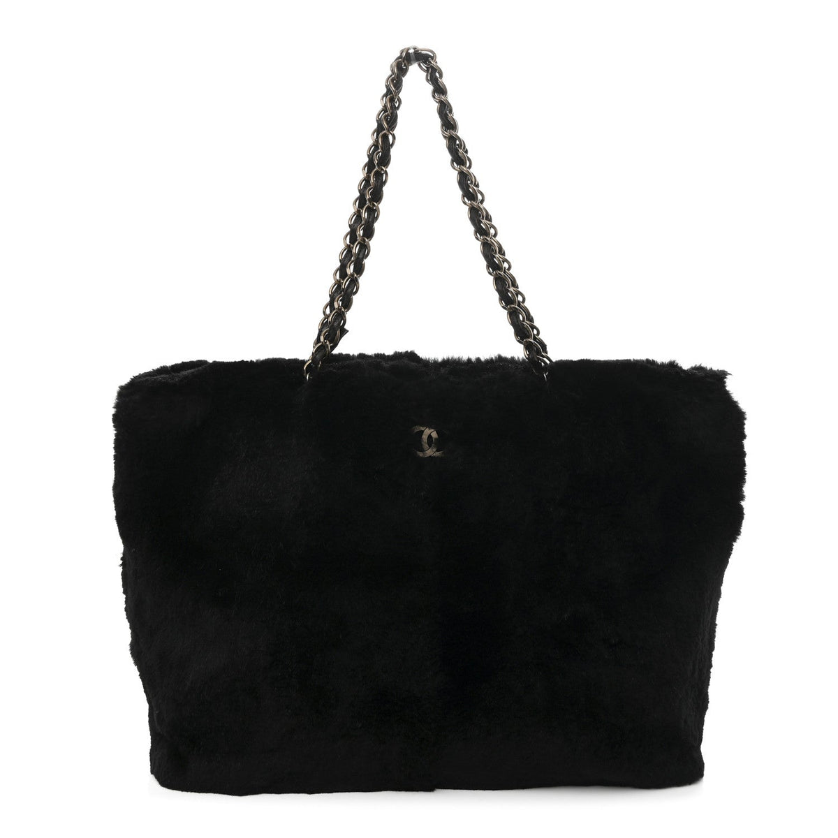 Orylag Rabbit Fur CC Tote Black