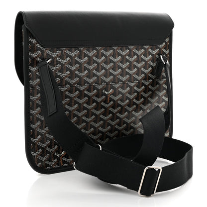 Goyardine Coursier Messenger Bag Black