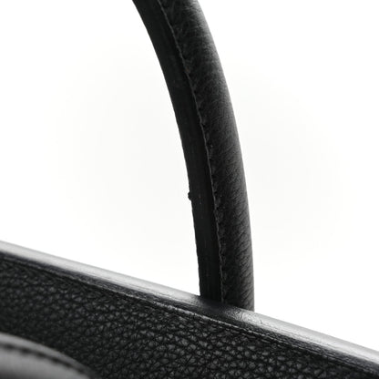 Togo Toile HAC Travel Birkin 40 Black