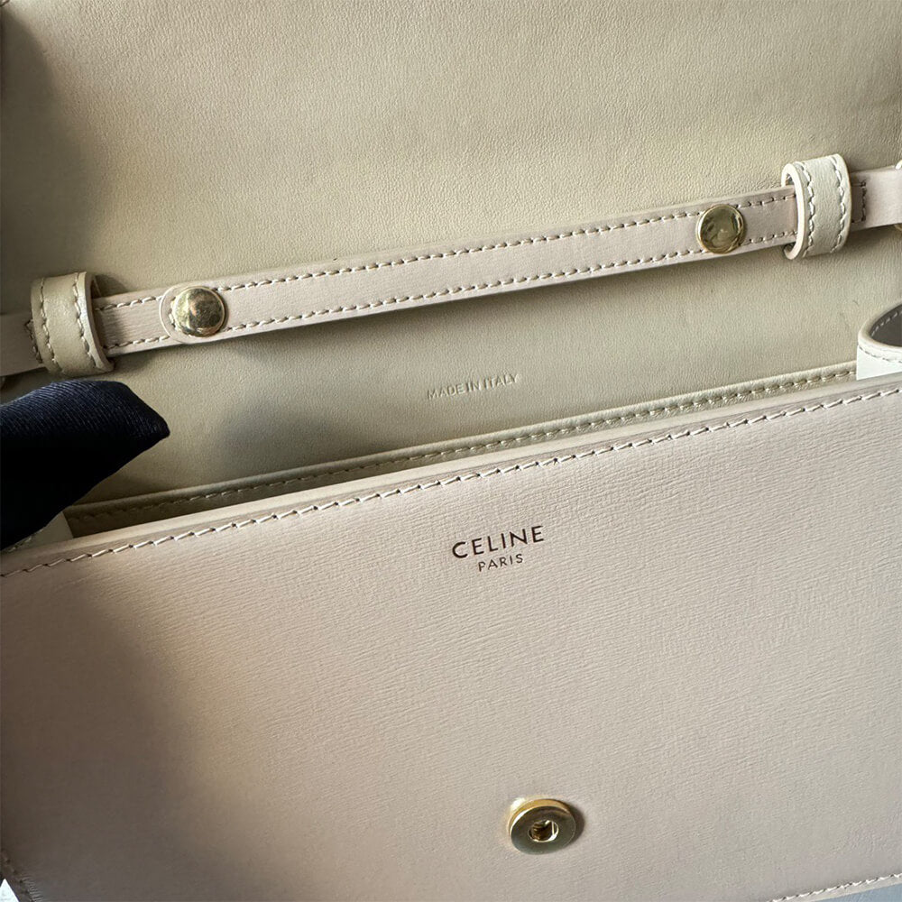 WALLET ON CHAIN MARGO in Shiny calfskin