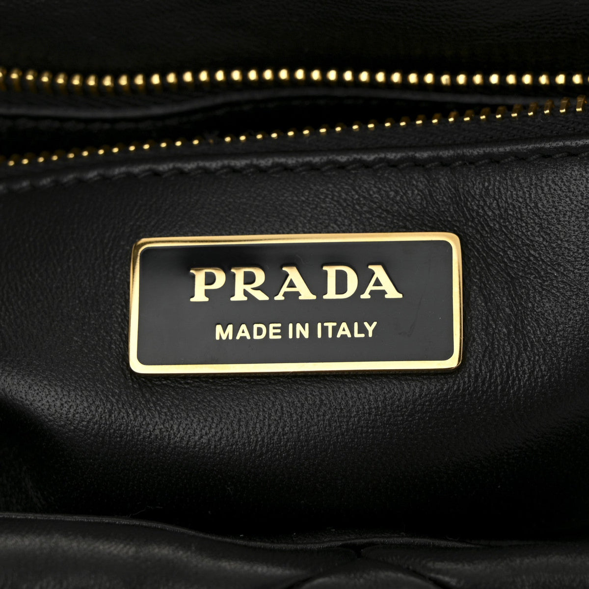 Nappa Metal Quilted Small Patchwork System Flap Bag Black