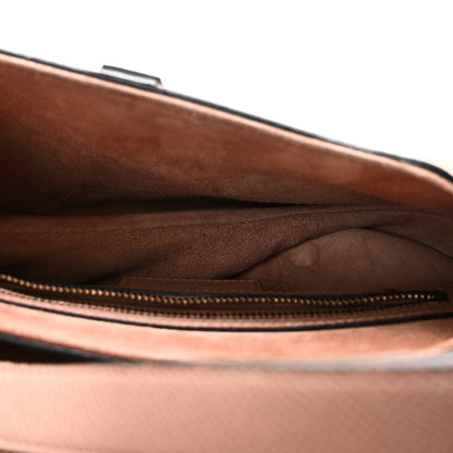 Grained Calfskin Saddle Bag Blush