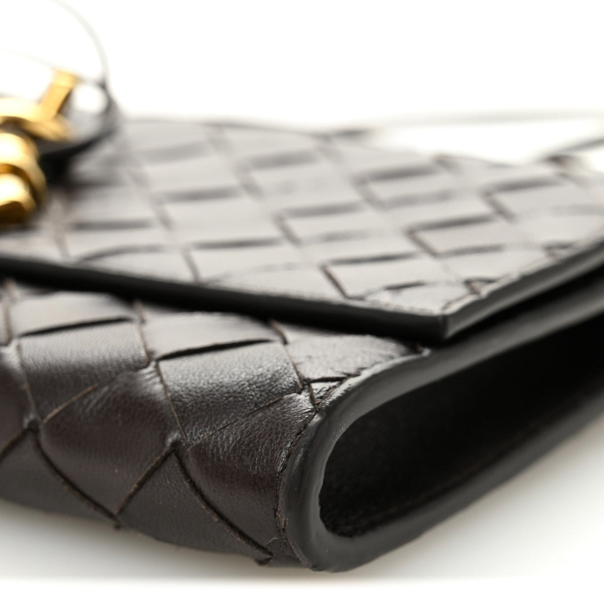 Nappa Intrecciato Andiamo Pouch On Strap Fondant