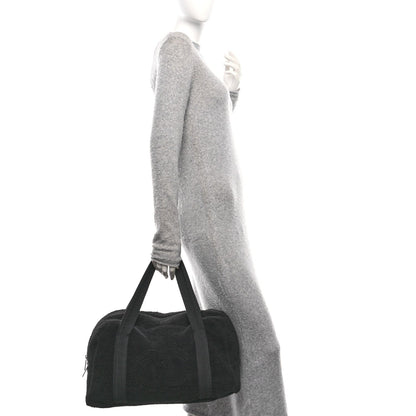 Terry Cotton CC Beach Duffel Towel Set Black