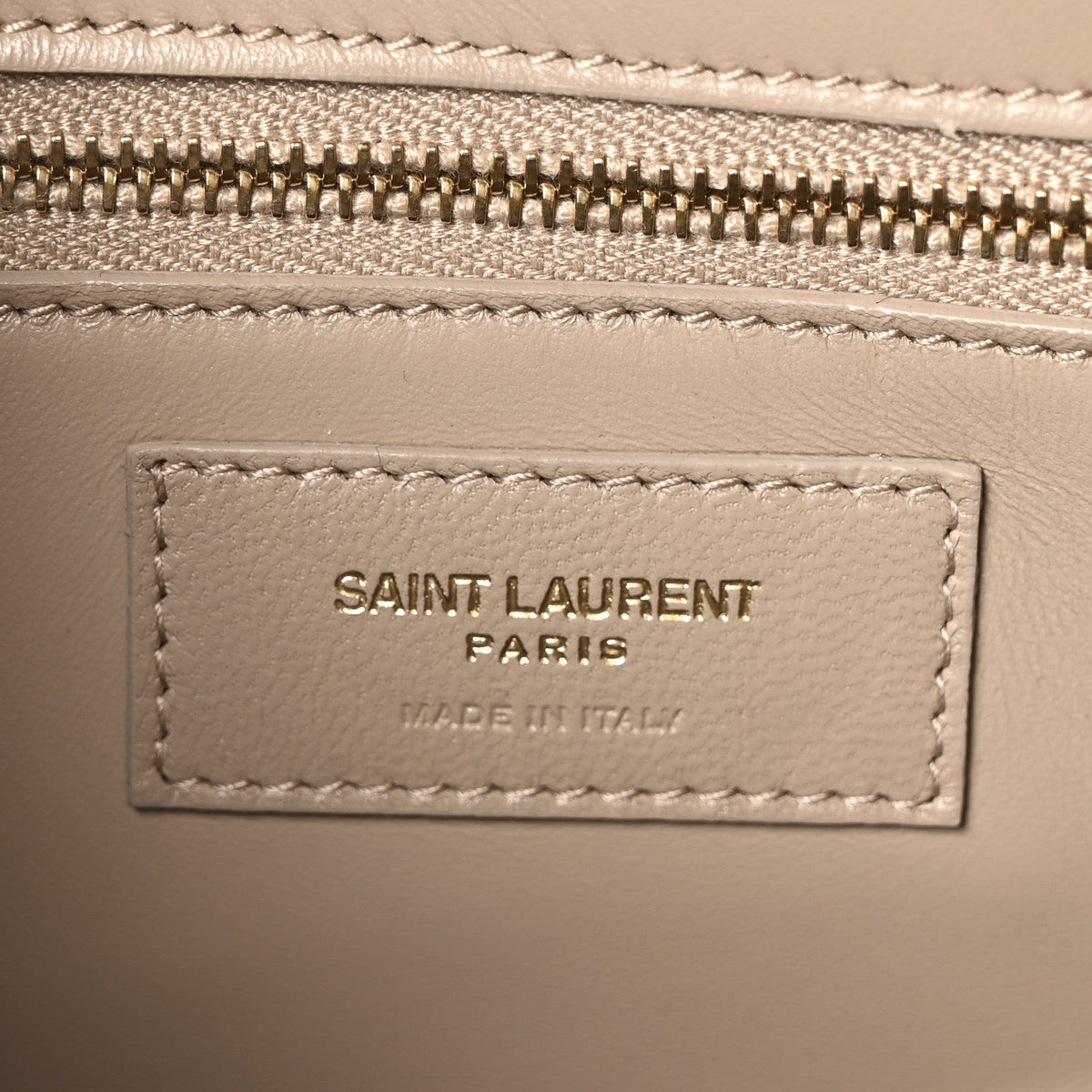 Smooth Calfskin Le Carre Satchel Dark Beige