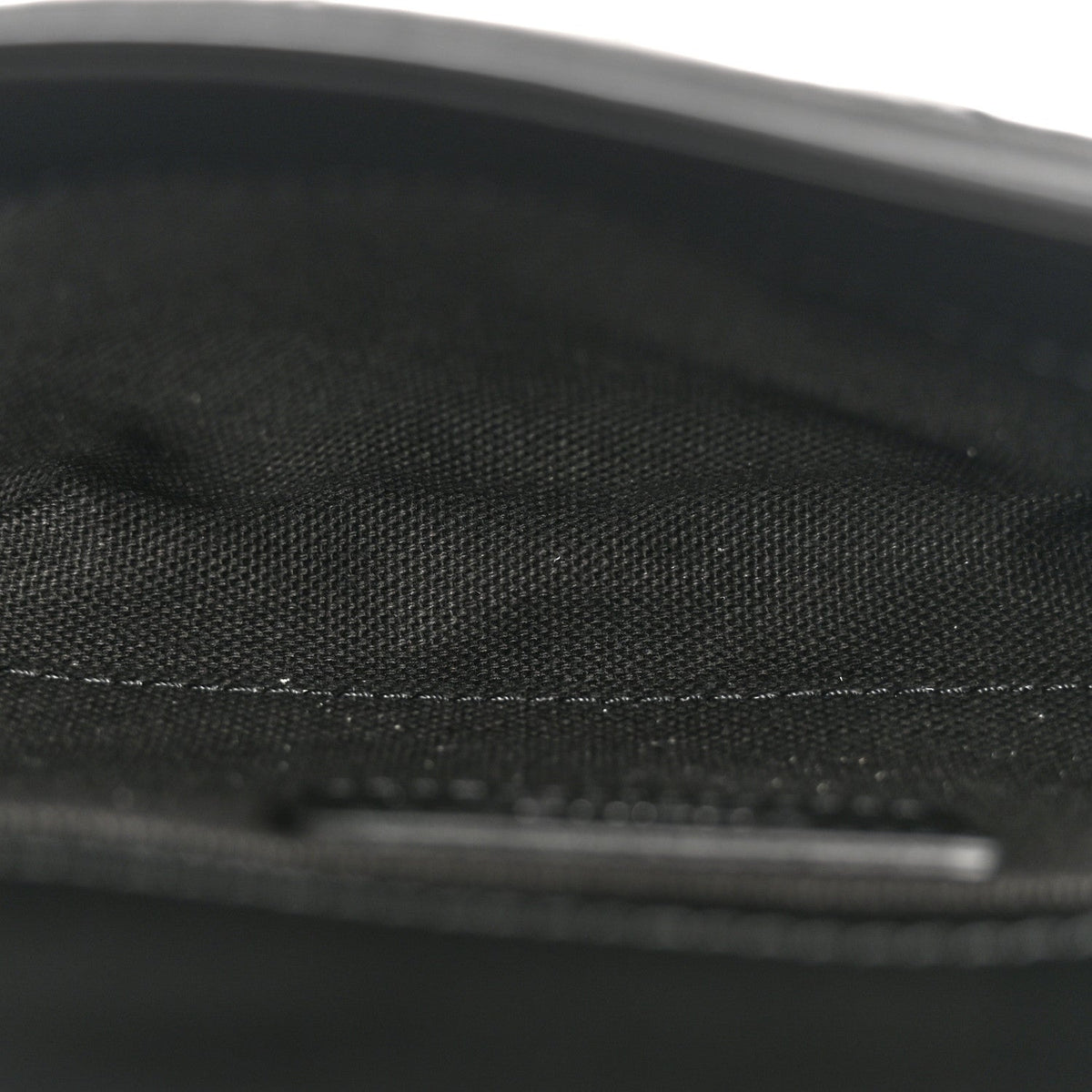 Calfskin Quilted CC Uniform Flap Belt Bag Black