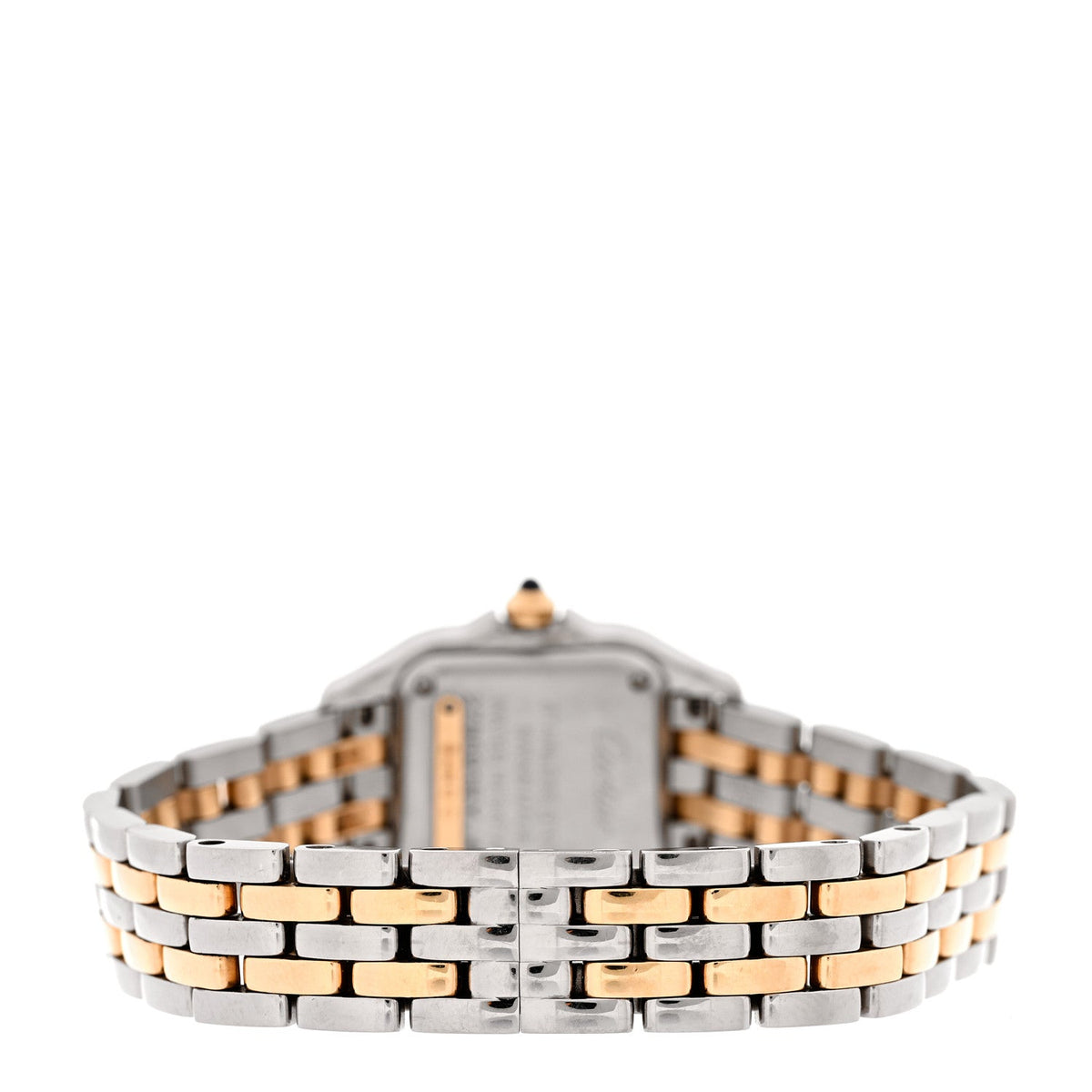 Stainless Steel 18K Yellow Gold 23mm Panthere Quartz Watch