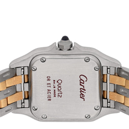 Stainless Steel 18K Yellow Gold 22mm Panthere Quartz Watch