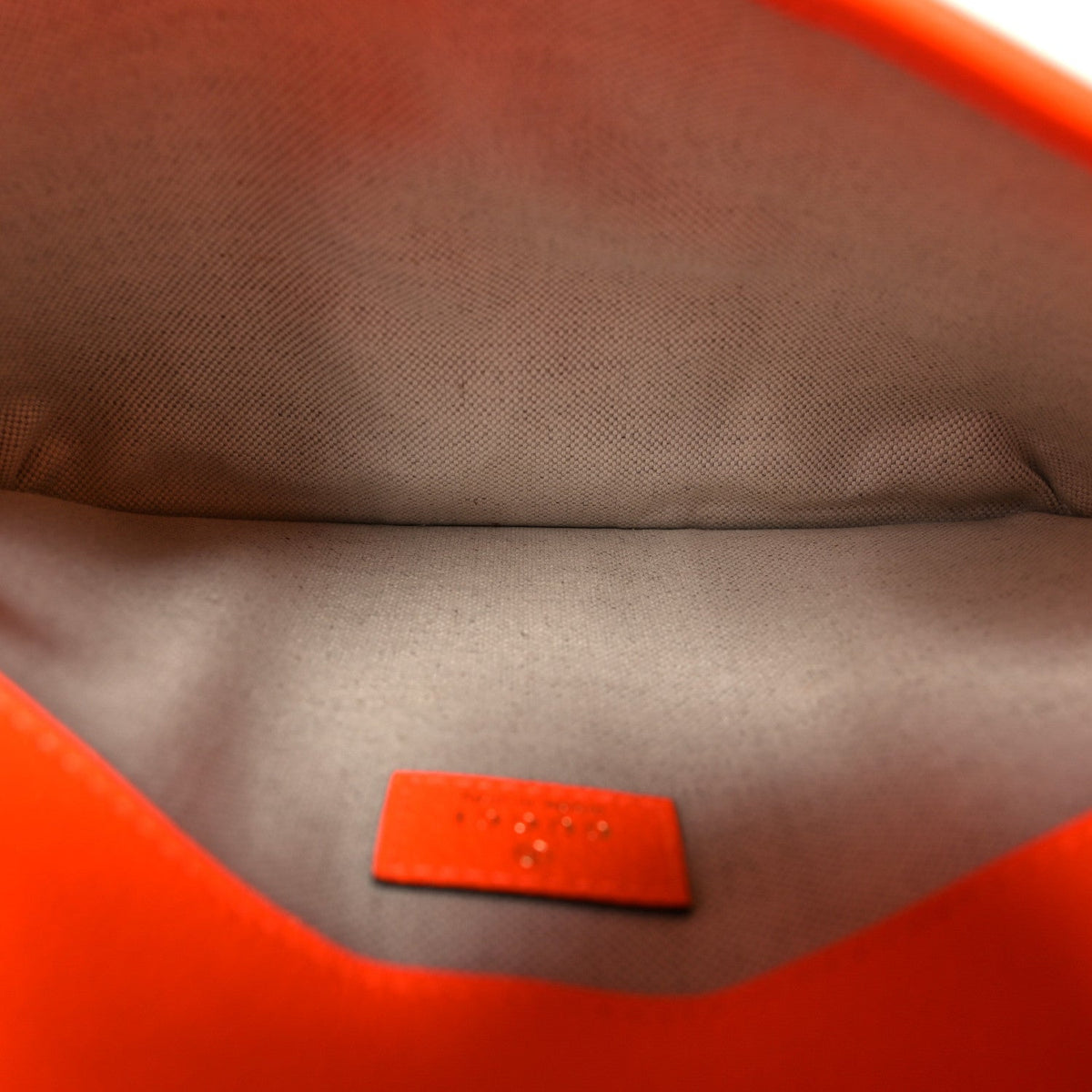 GG Supreme Monogram Web Small Ophidia Belt Bag Beige Ebony Orange Fluo