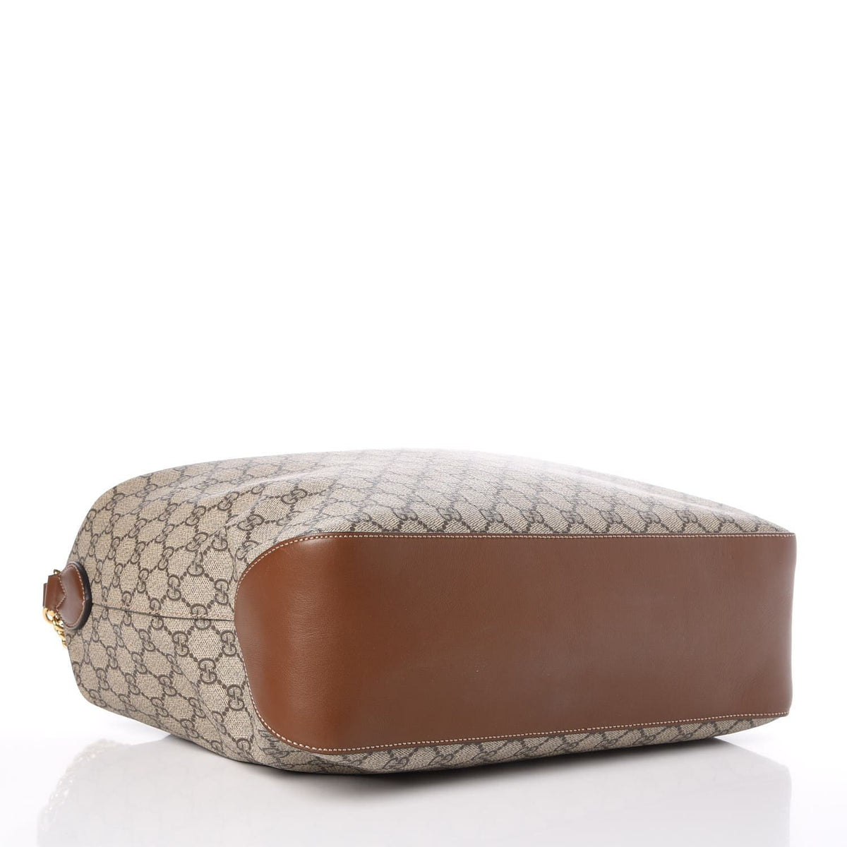Gucci  GG Supreme Monogram Large Linea A Hobo Light Brown