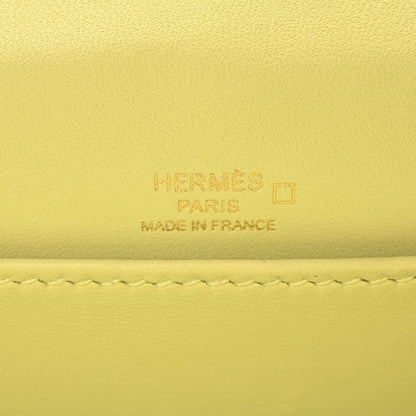 Matte Alligator Mini Sac Roulis Jaune Bourgeon