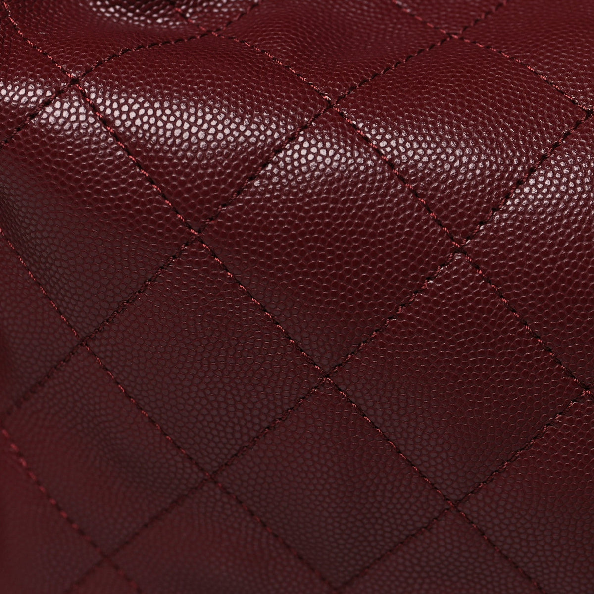Caviar Quilted Medium Chanel 25 Handbag Burgundy