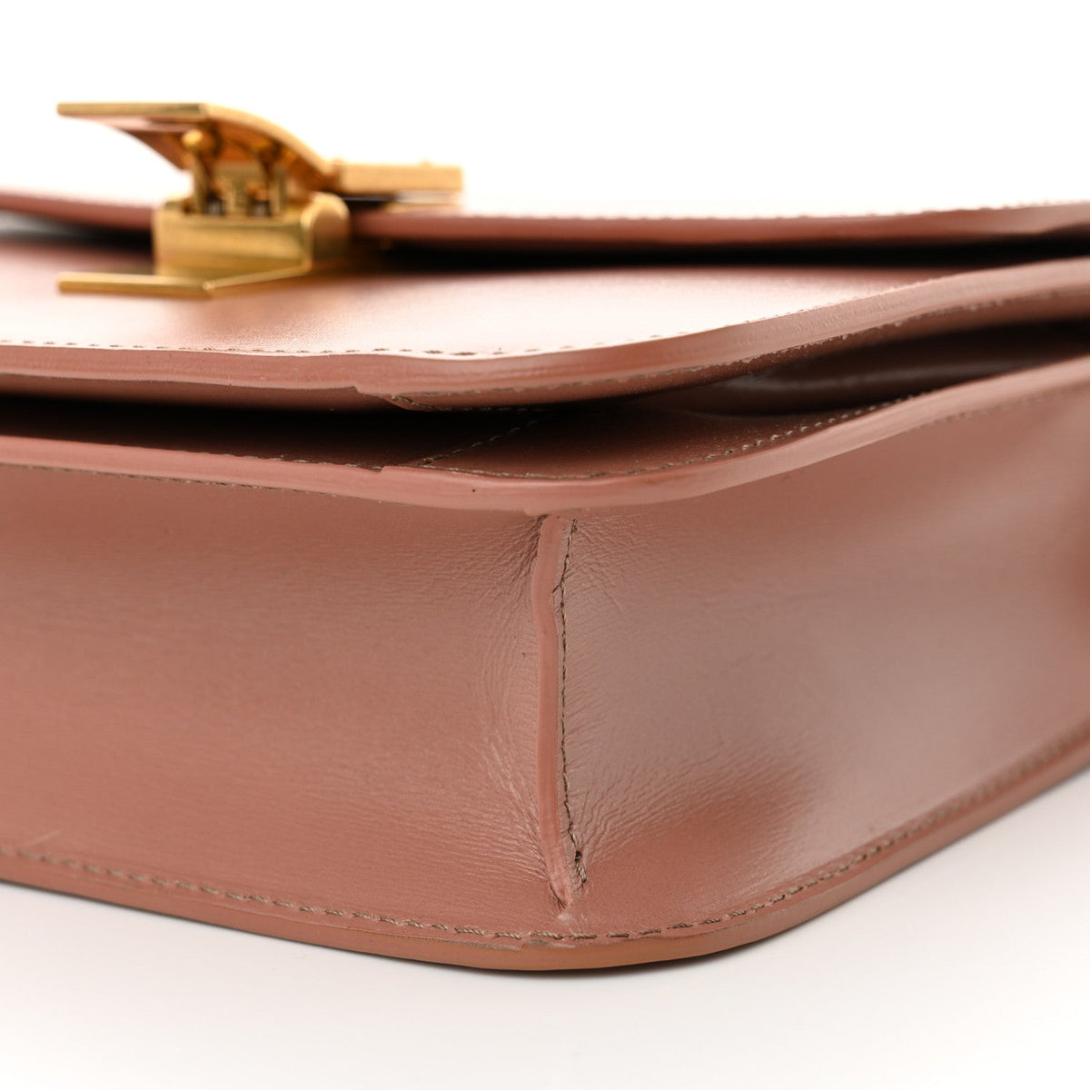Box Calfskin Teen Classic Box Flap Bag Antique Rose