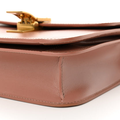 Box Calfskin Teen Classic Box Flap Bag Antique Rose