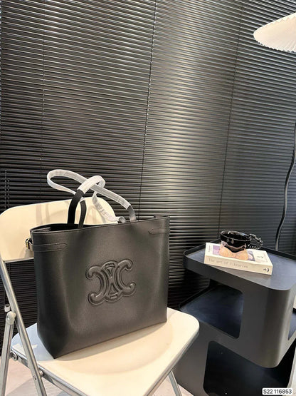 Celine Fashion Classic Tote Bag Black 33x30cm