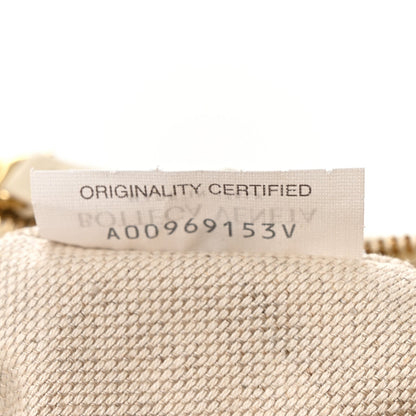 Nappa Intrecciato Small Gemelli Multipocket Bag Sea Salt