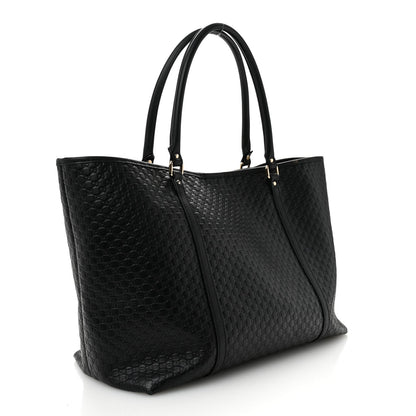 Microguccissima Large Joy Tote Black