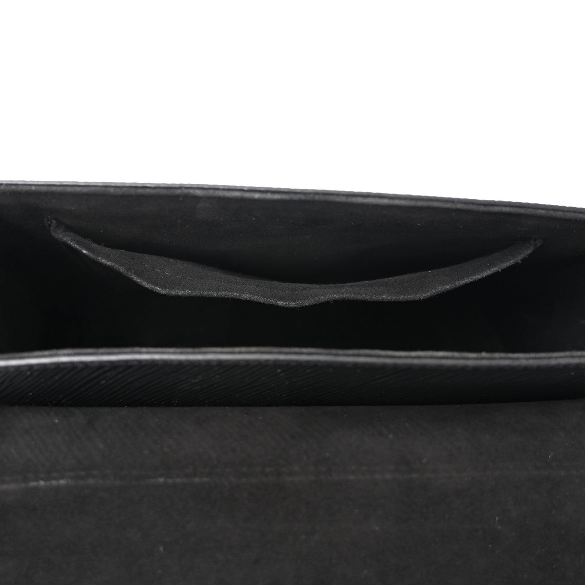 Epi Twist Top Handle Shoulder Bag MM Black