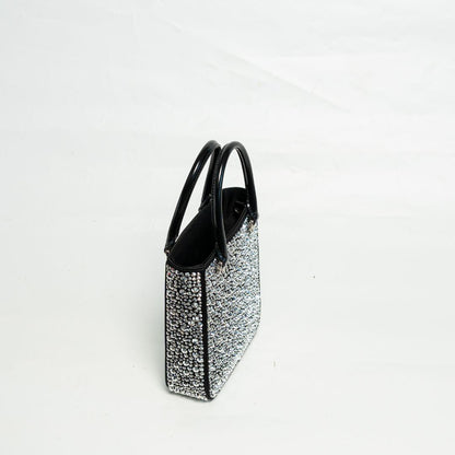 Prada Small satin tote bag with crystals