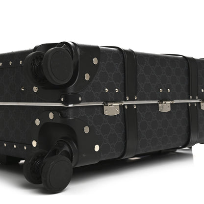 GG Supreme Monogram Globe-Trotter Carry-On Black