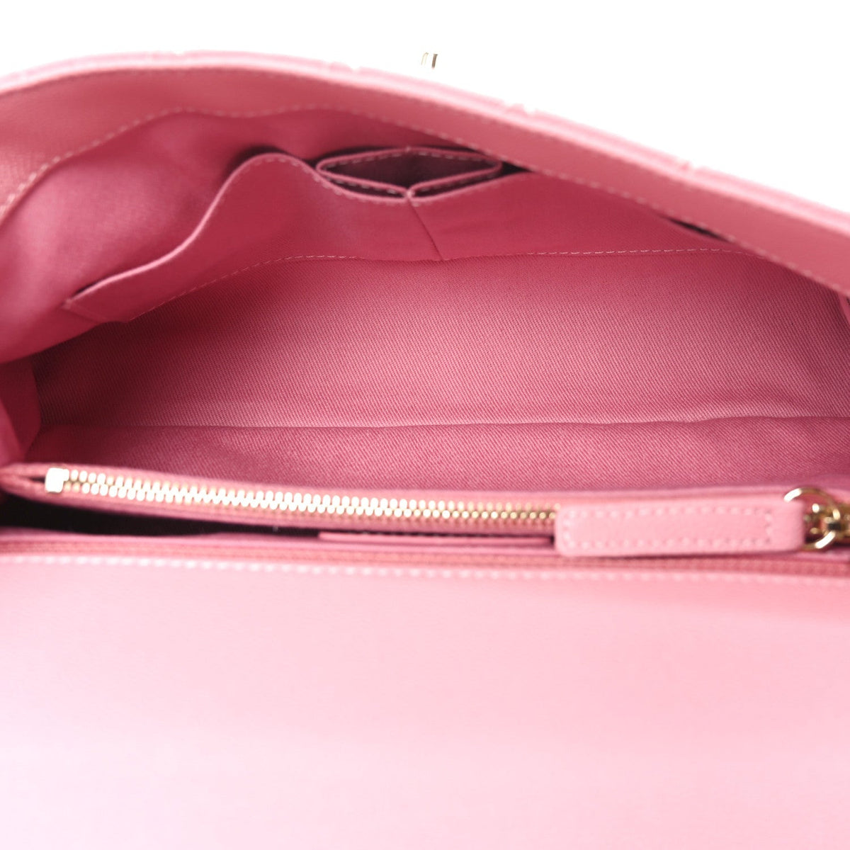 Caviar Quilted Small Coco Handle Flap Light Pink