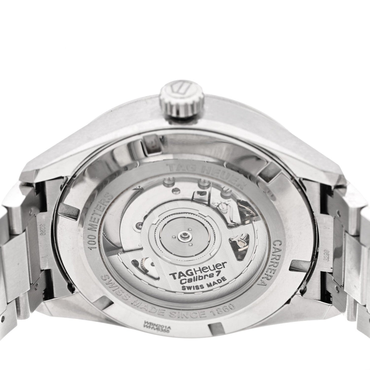 Stainless Steel 41mm Carrera GMT Automatic Watch Blue WBN201A