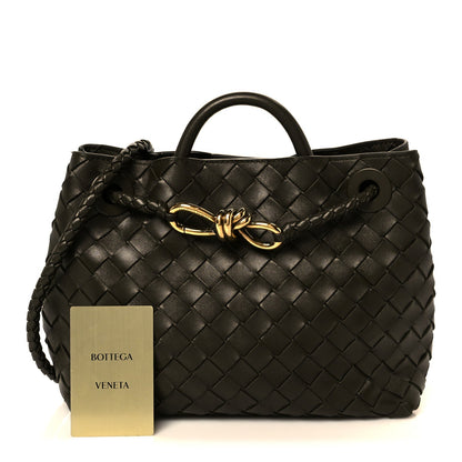 Nappa Intrecciato Small Andiamo Shoulder Bag Cypress