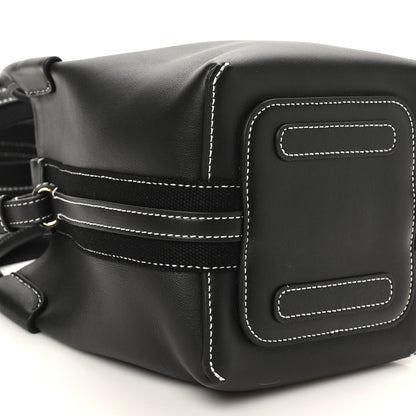 Smooth Calfskin Micro Bale Bag Black