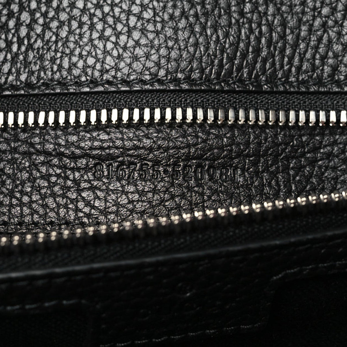 Calfskin Web Medium Business Case Black
