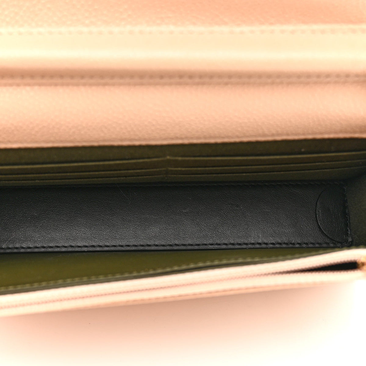 Caviar Quilted Boy Wallet On Chain WOC Light Beige