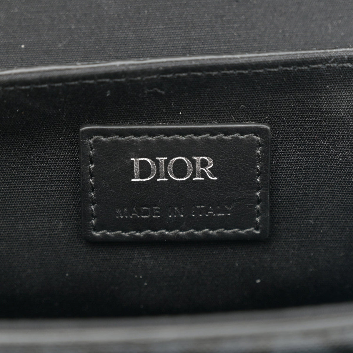 Coated Canvas CD Diamond Mini Hit The Road Bag Black