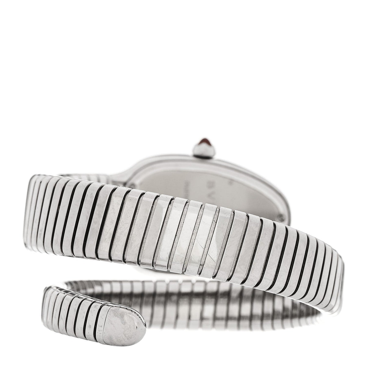 Stainless Steel Diamond Bezel 35mm Serpenti Tubogas Quartz Watch