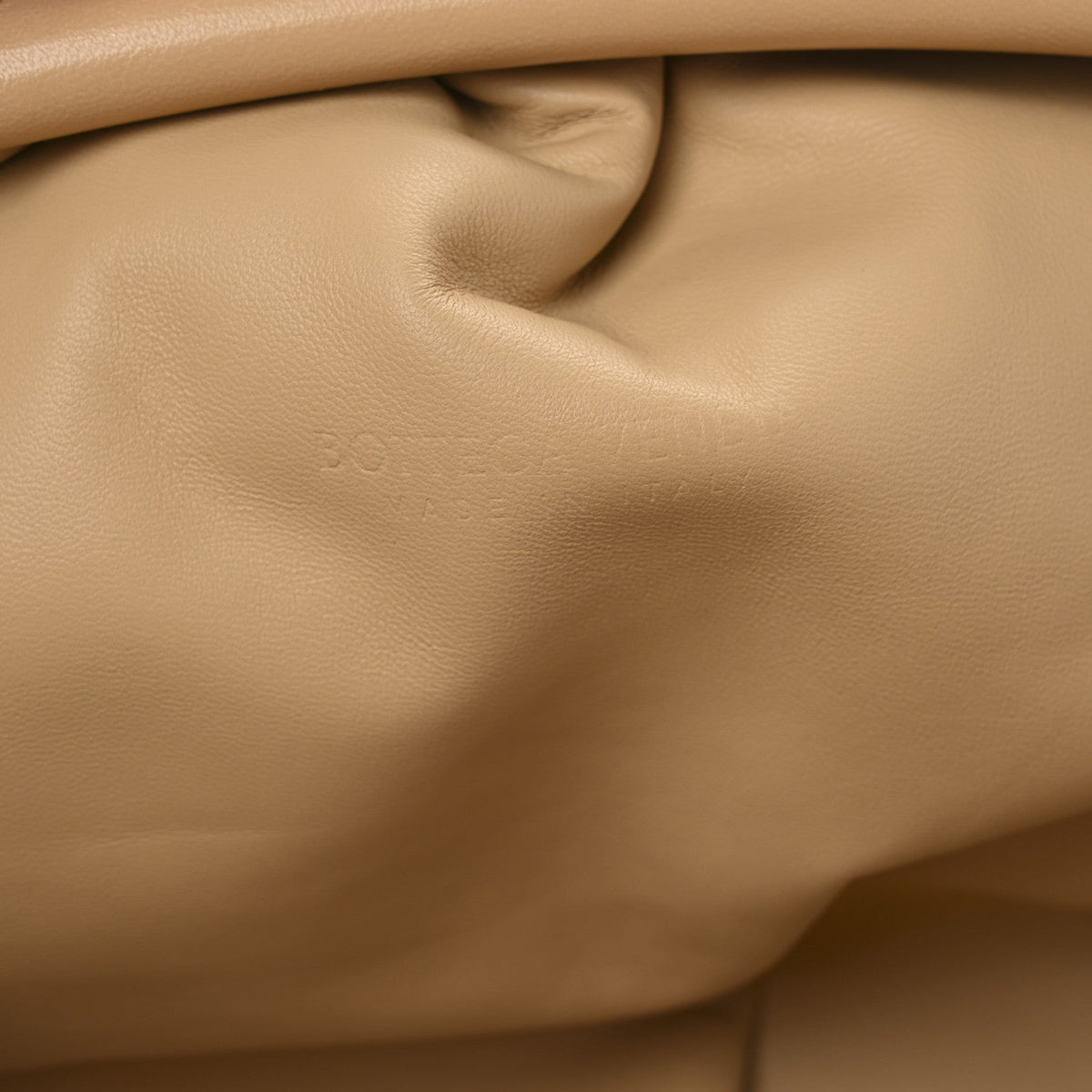 Nappa Maxi Intrecciato The Pouch Oversized Clutch Almond