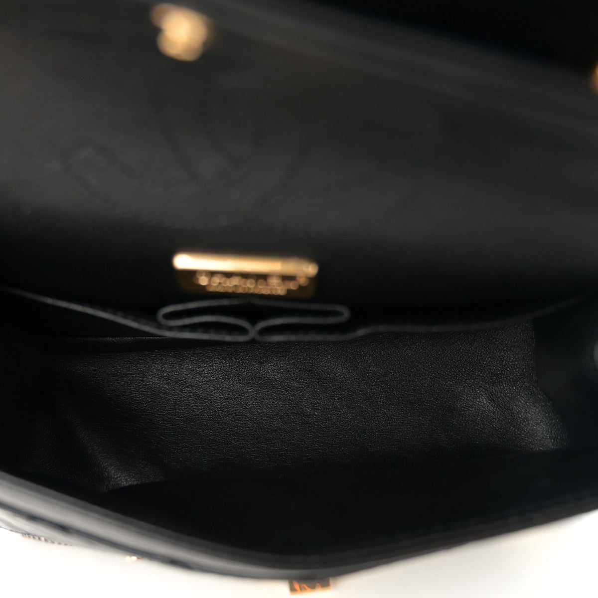 Aged Calfskin Quilted Casino 2.55 Reissue Mini Flap  Black