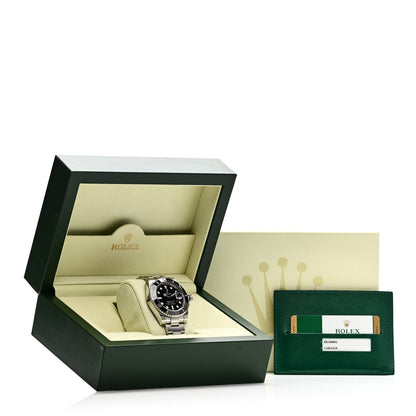 Stainless Steel 40mm Oyster Perpetual Submariner Date Watch Black 116610LN