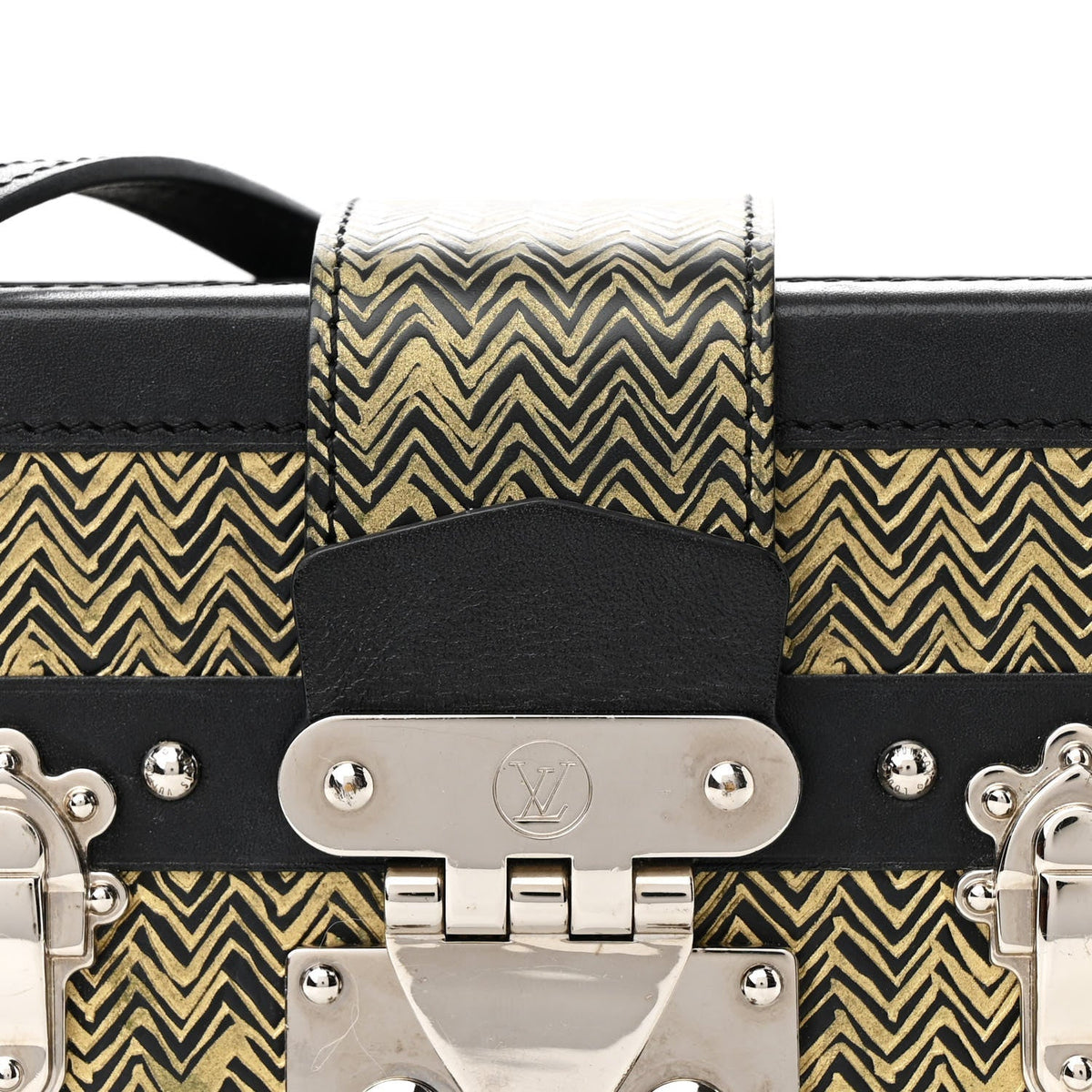 Epi Chevron Printed Petite Malle