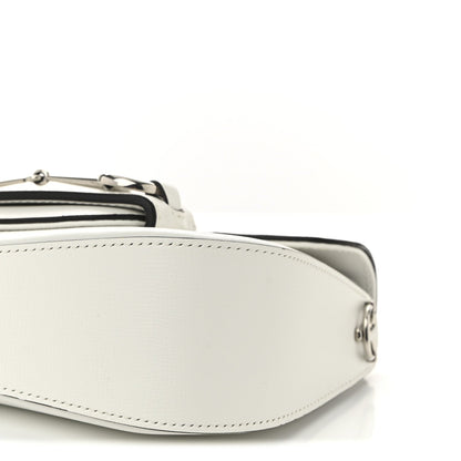 Demetra Mini Horsebit 1955 Asymmetric Shoulder Bag Great White