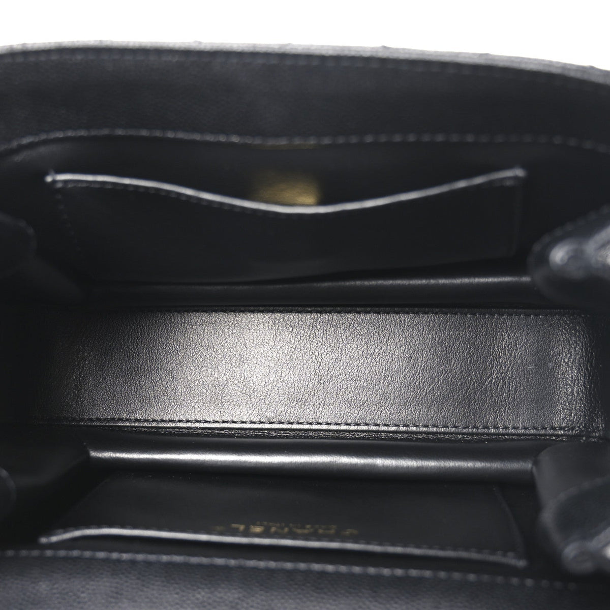 Caviar Quilted Mini Coco First Flap Black
