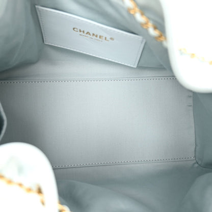 Caviar Quilted Small Chanel 25 Handbag Light Blue