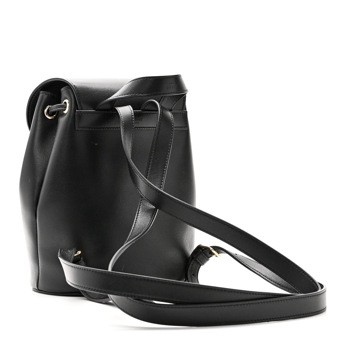 Triomphe Calfskin Bonnie Backpack Black