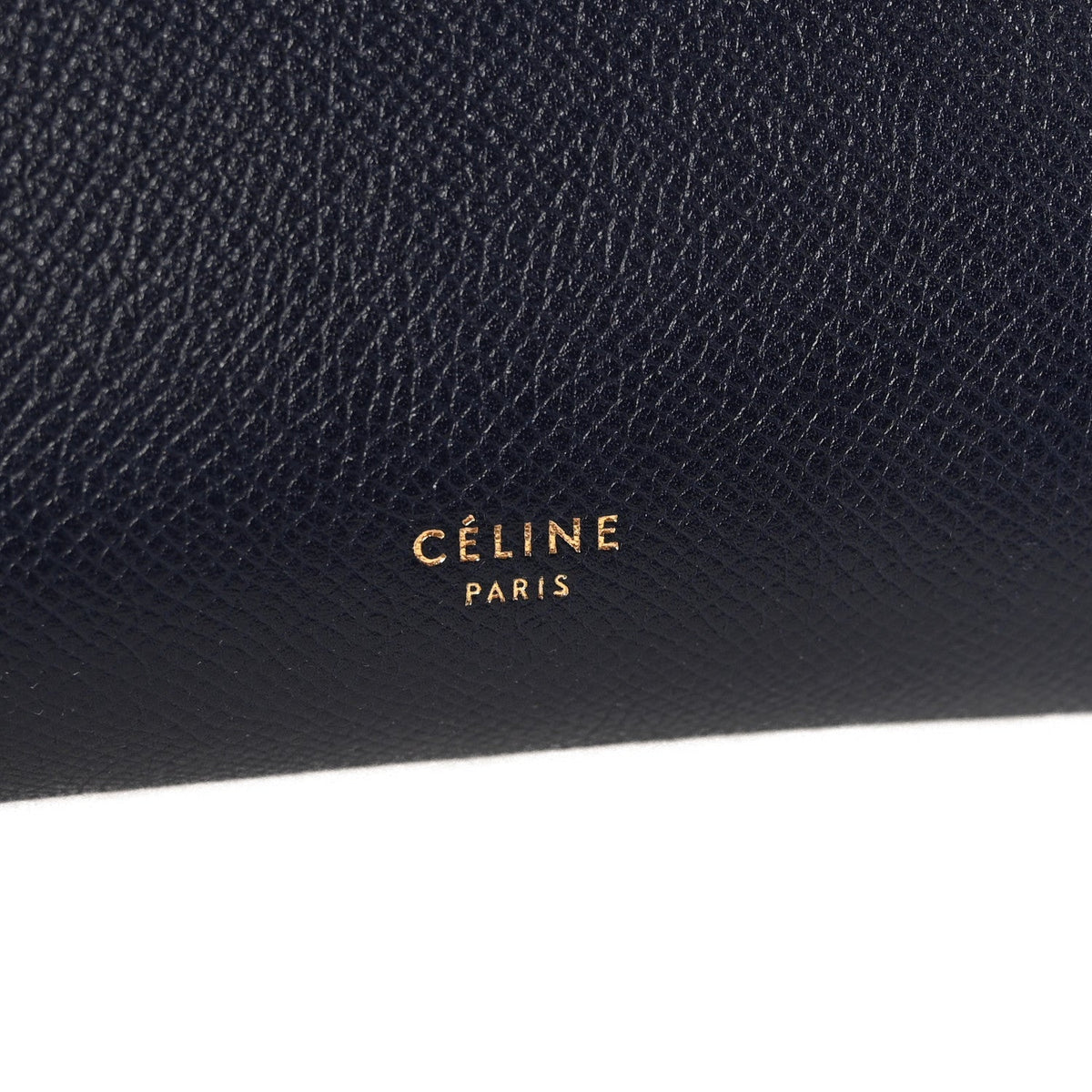 Grained Calfskin Micro Belt Bag Midnight