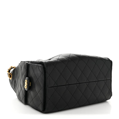 Caviar Quilted Small Chanel 25 Handbag Black