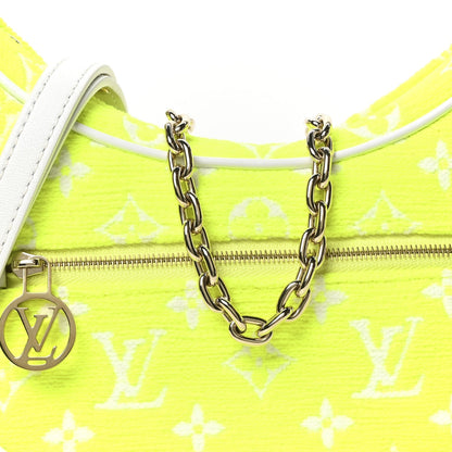 Monogram Jacquard Velvet Loop Yellow