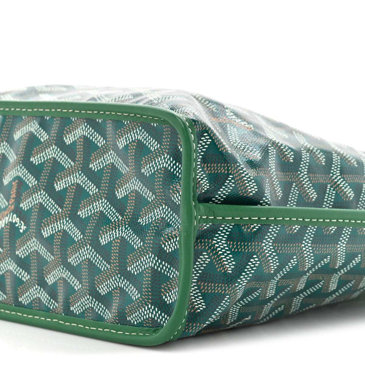 Goyardine Reversible Mini Anjou Green
