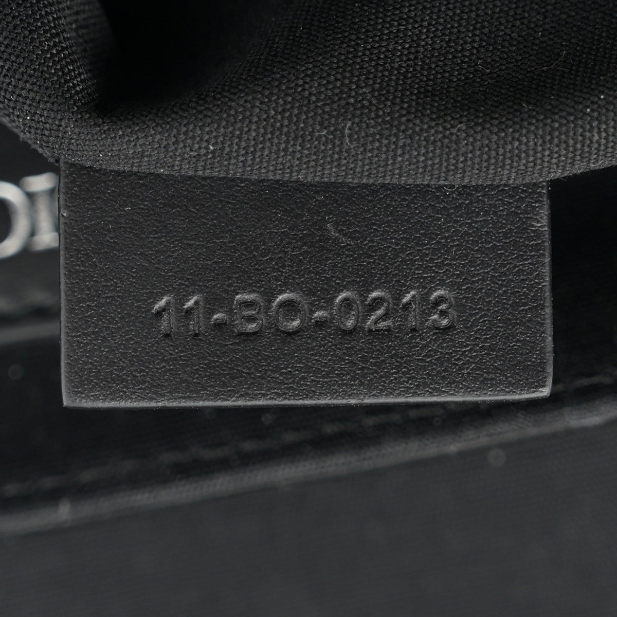 Coated Canvas CD Diamond Mini Hit The Road Bag Black