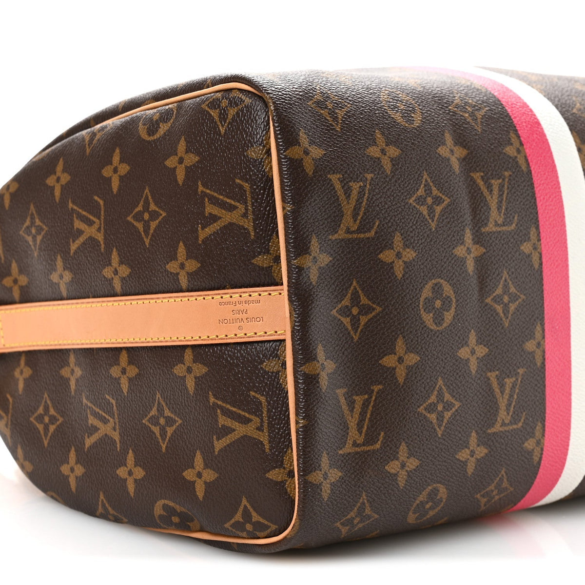 Monogram My LV Heritage Speedy Bandouliere 30 Fuchsia White