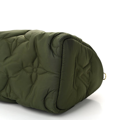 Econyl Mini Monogram Pillow Speedy Bandouliere 25 Khaki