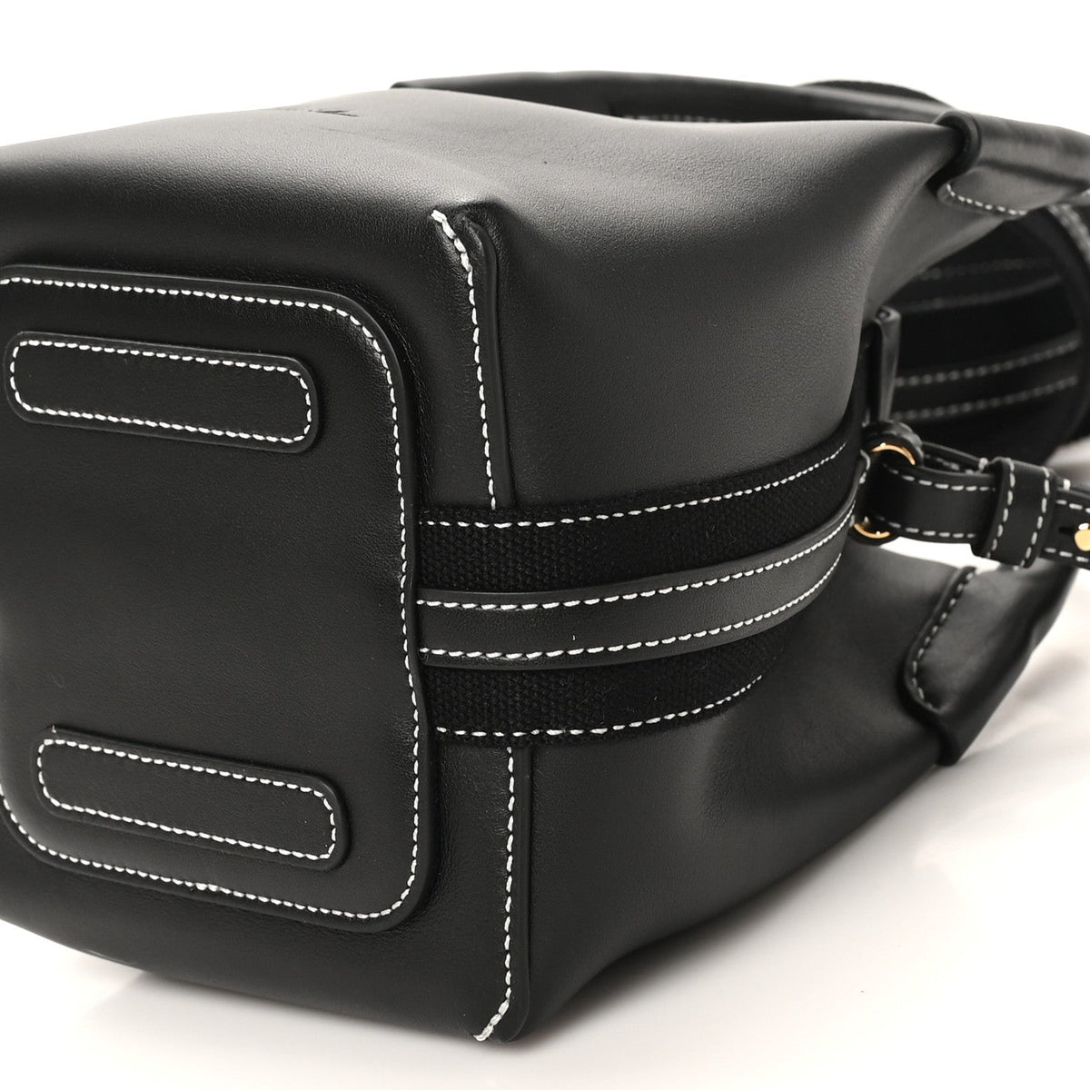Smooth Calfskin Micro Bale Bag Black