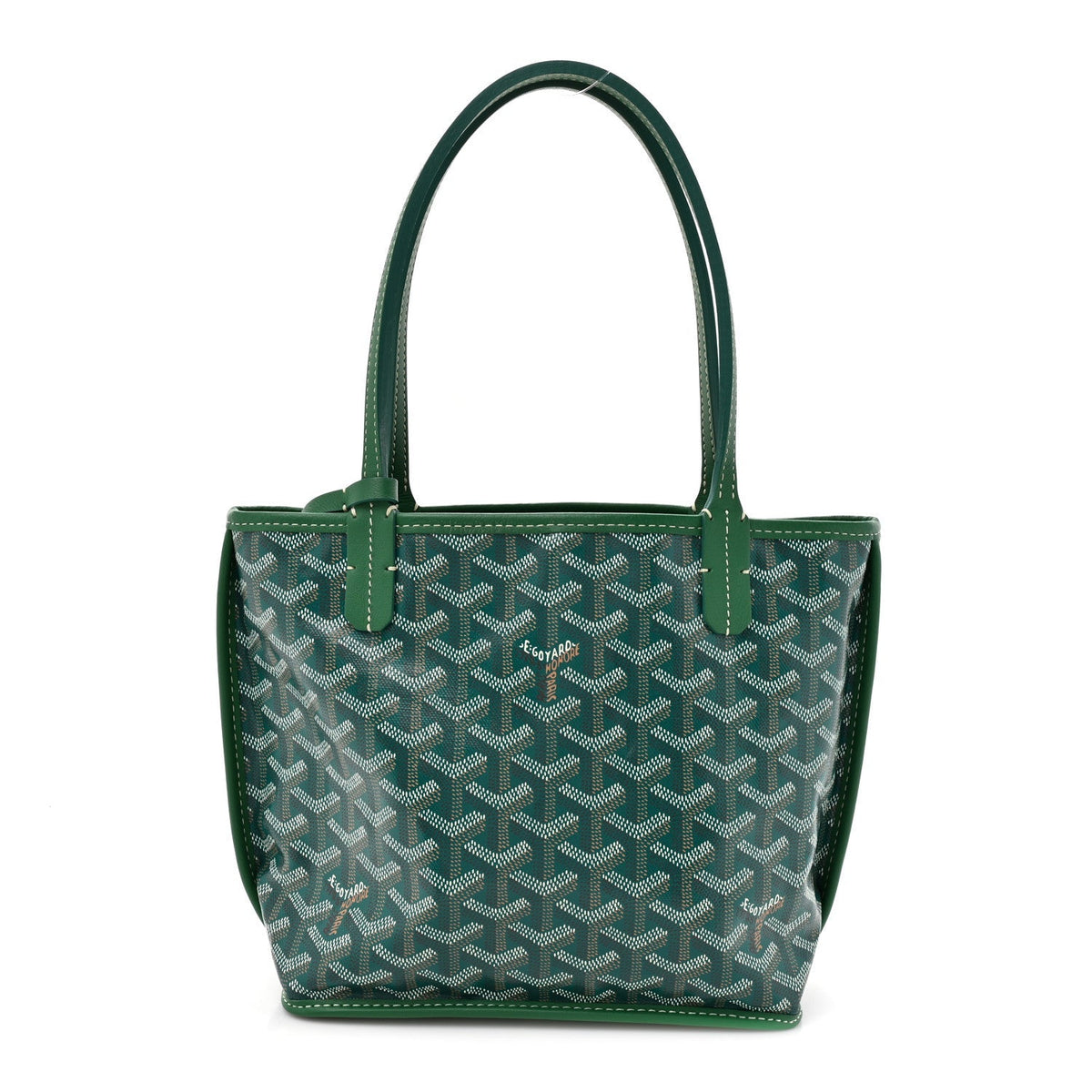 Goyardine Reversible Mini Anjou Green